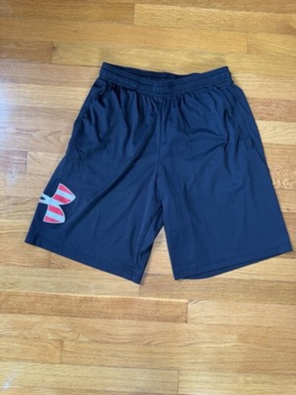Black Under Armor USA Heat Gear Athletic Shorts Men’s Medium FREE SHIPPING